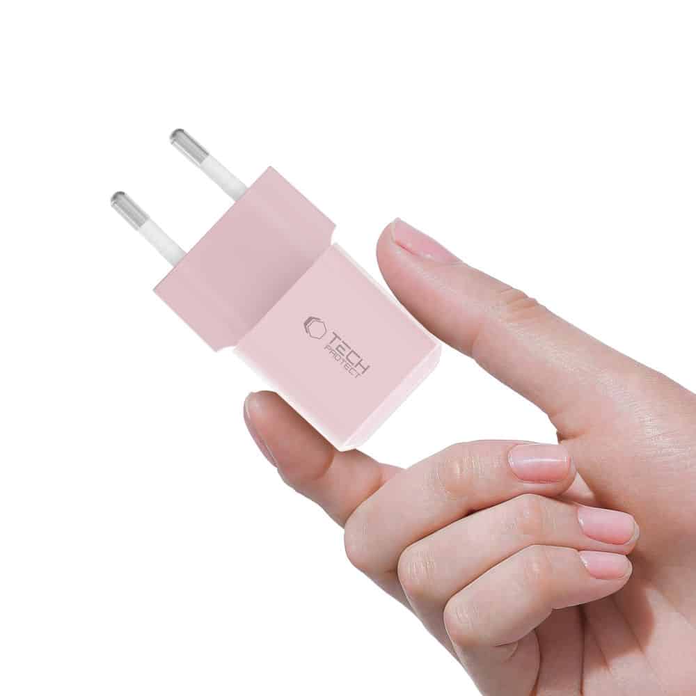 TECH-PROTECT NCM25 ΦΟΡΤΙΣΤΗΣ ΔΙΚΤΥΟΥ 1 ΘΥΡΑΣ PD 25W ΜΩΡΟ ΡΟΖ - Image 5