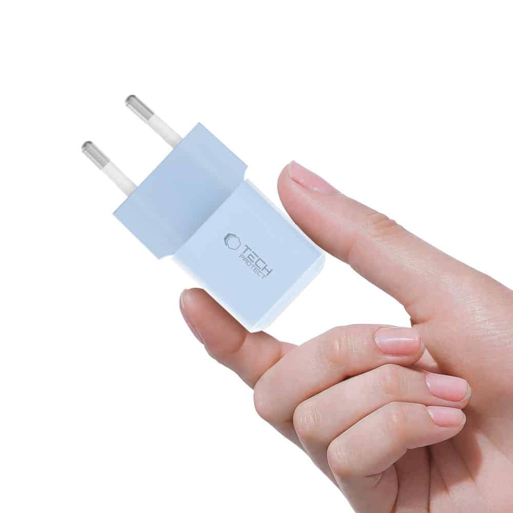 TECH-PROTECT NCM25 ΦΟΡΤΙΣΤΗΣ ΔΙΚΤΥΟΥ 1 ΘΥΡΑΣ PD 25W ΜΩΡΟ ΜΠΛΕ - Image 5