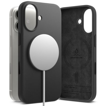 Ringke SILICONE MAGNETIC MAGSAFE - θήκη για Apple iPhone 17 - Μαύρο