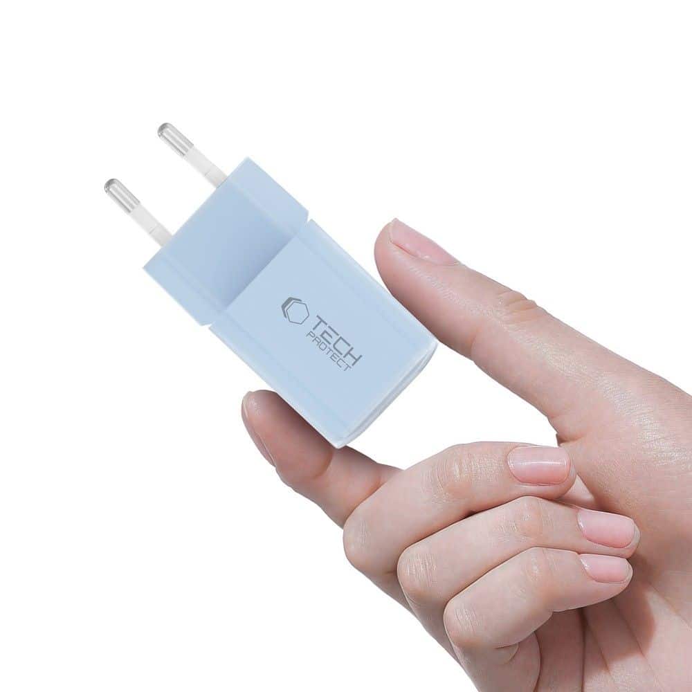 TECH-PROTECT NCM33 ΦΟΡΤΙΣΤΗΣ 2 ΘΥΡΩΝ PD 33W / QC3.0 ΜΩΡΟ ΜΠΛΕ - Image 5