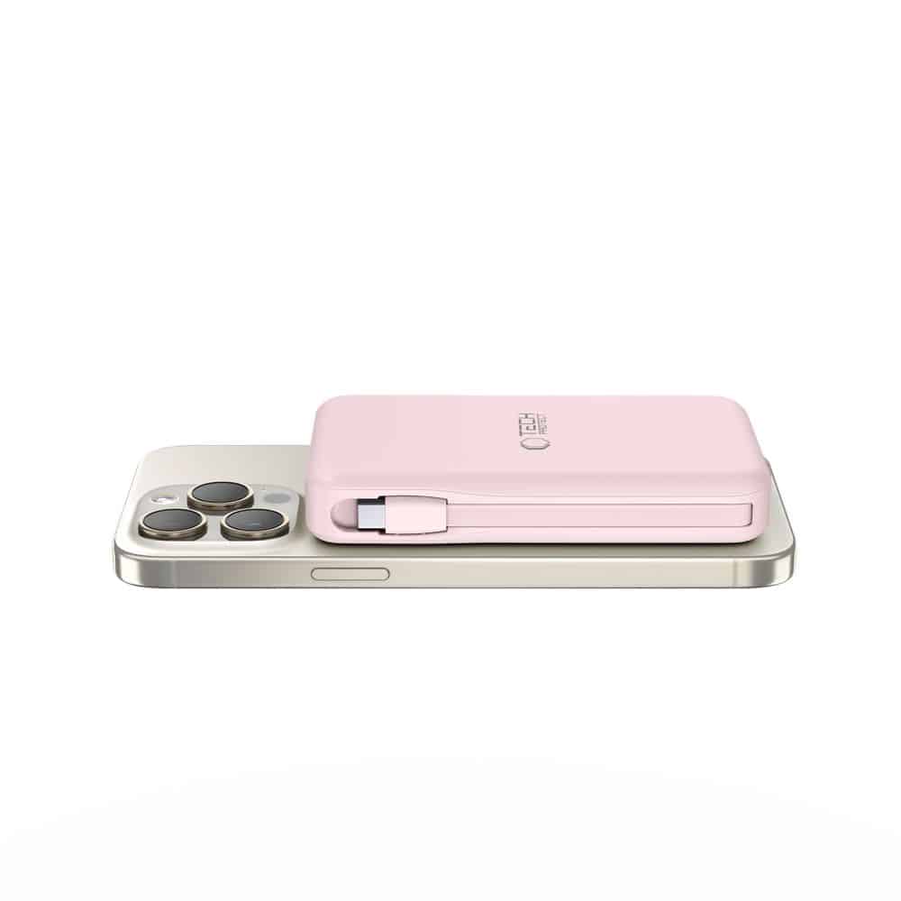 TECH-PROTECT PB31 LIFEMAG MAGSAFE POWER BANK 10000MAH ΡΟΖ - Image 5