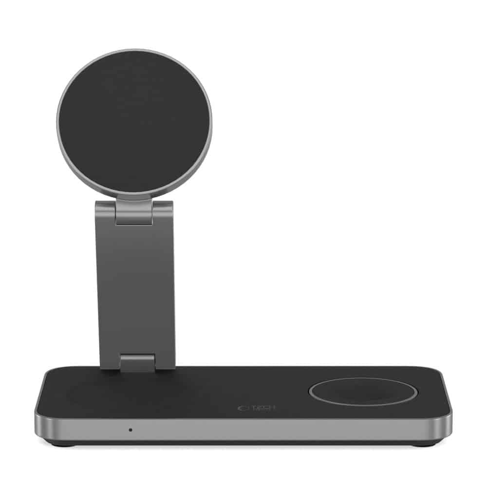 Tech-Protect QI15W-A47 3 σε 1 Μαγνητικός Ασύρματος Φορτιστής MagSafe Μαύρος - Image 5