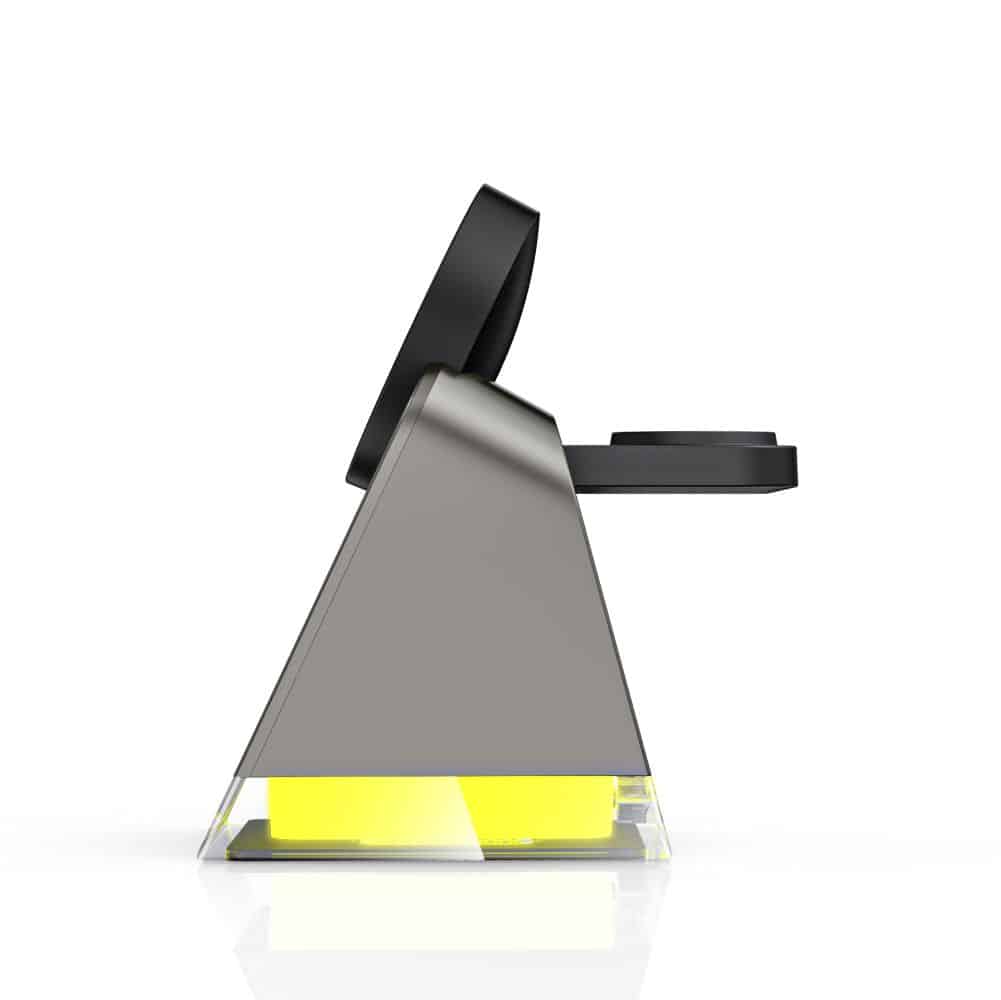 Tech-Protect QI15W-A43 3σε1 Μαγνητικός Ασύρματος Φορτιστής MagSafe Μαύρος - Image 5