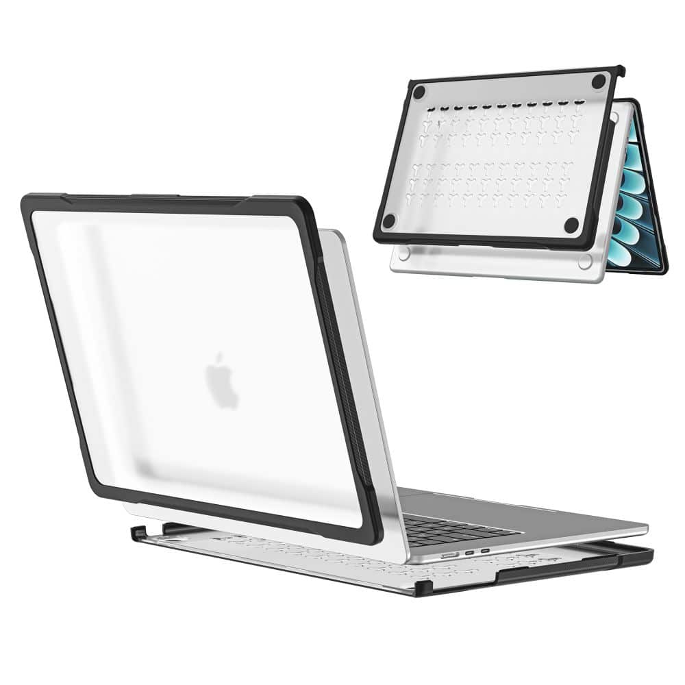 Tech-Protect Velar για MacBook Air 15 M2-M5 (2023-2026) Μαύρο/Ματ Διαφανές - Image 5