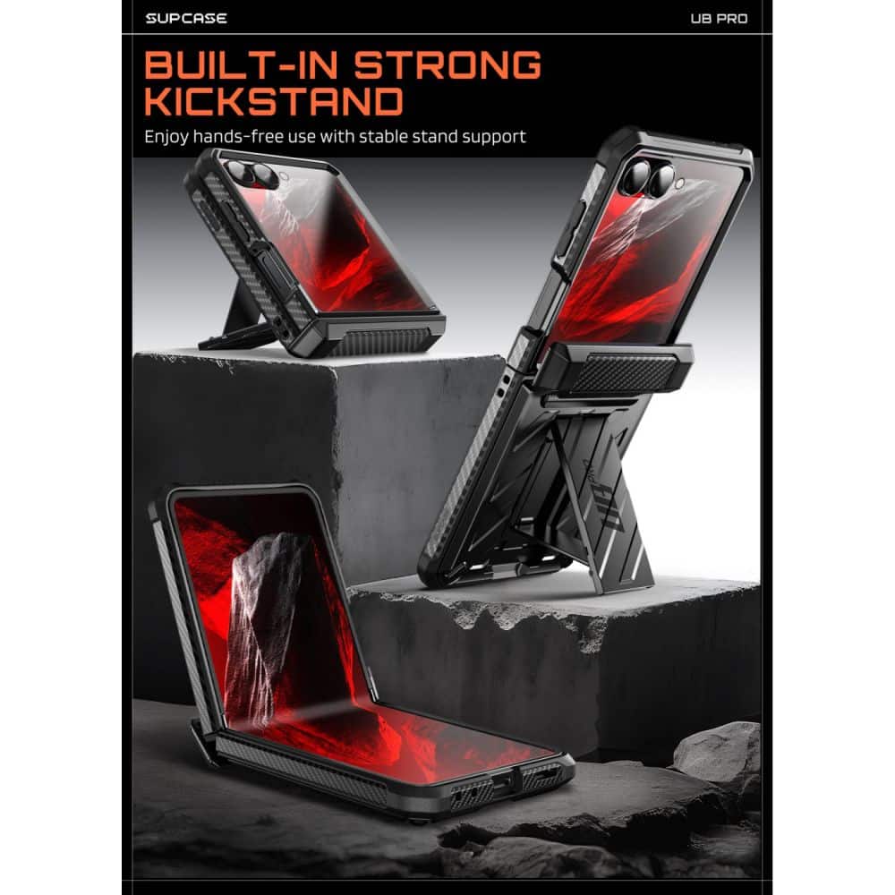 SUPCASE UNICORN BEETLE PRO GALAXY Z FLIP 8 ΜΑΥΡΟ - Image 5