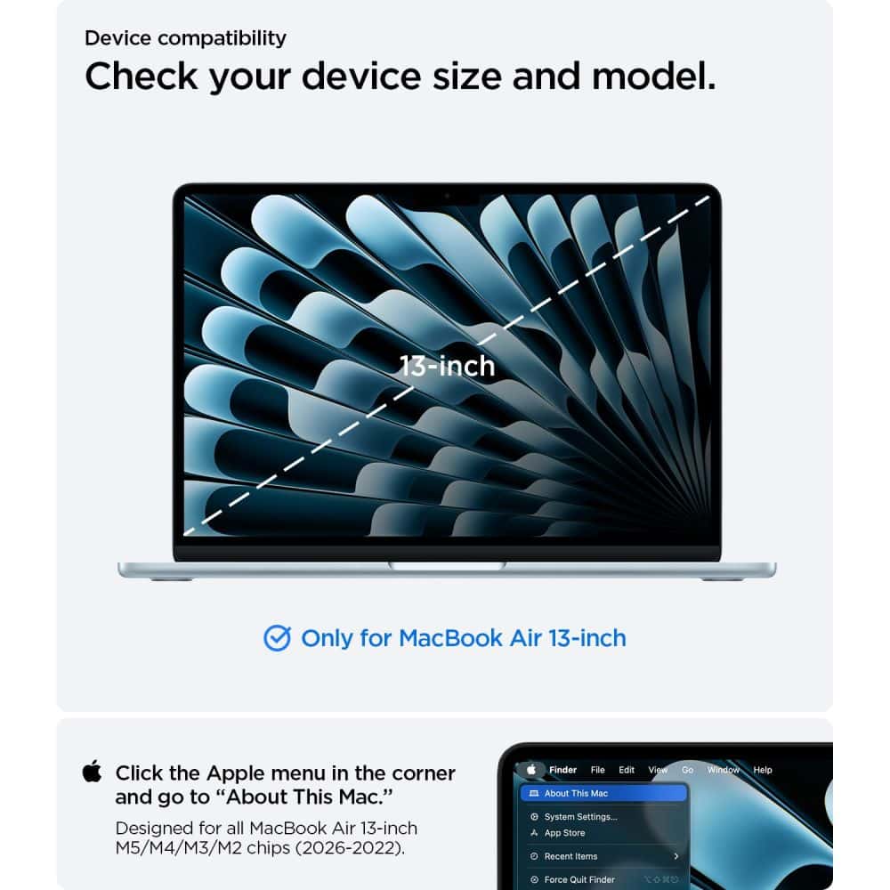 SPIGEN URBAN FIT MACBOOK AIR 13 M2-M5 2023-2026 ΧΡΩΜΑ ΓΚΡΙ - Image 5