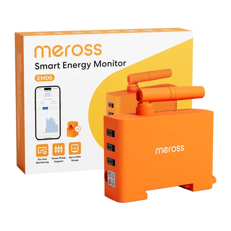MEROSS EM06P-EU Έξυπνος μετρητής κατανάλωσης ενέργειας με Wi-Fi - Image 2