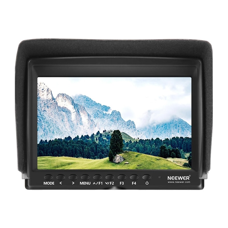 Οθόνη πεδίου NEEWER F100 + φορτιστής USB + σετ μπαταριών - Image 2