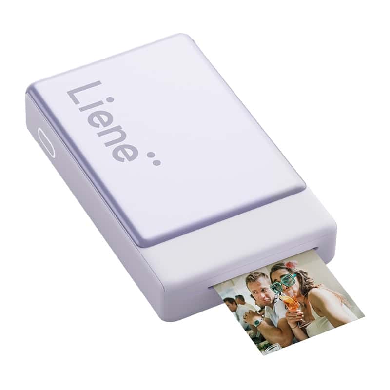 Φορητός εκτυπωτής φωτογραφιών LIENE Pearl N200 Pro 2x3" (Μωβ) - Image 5