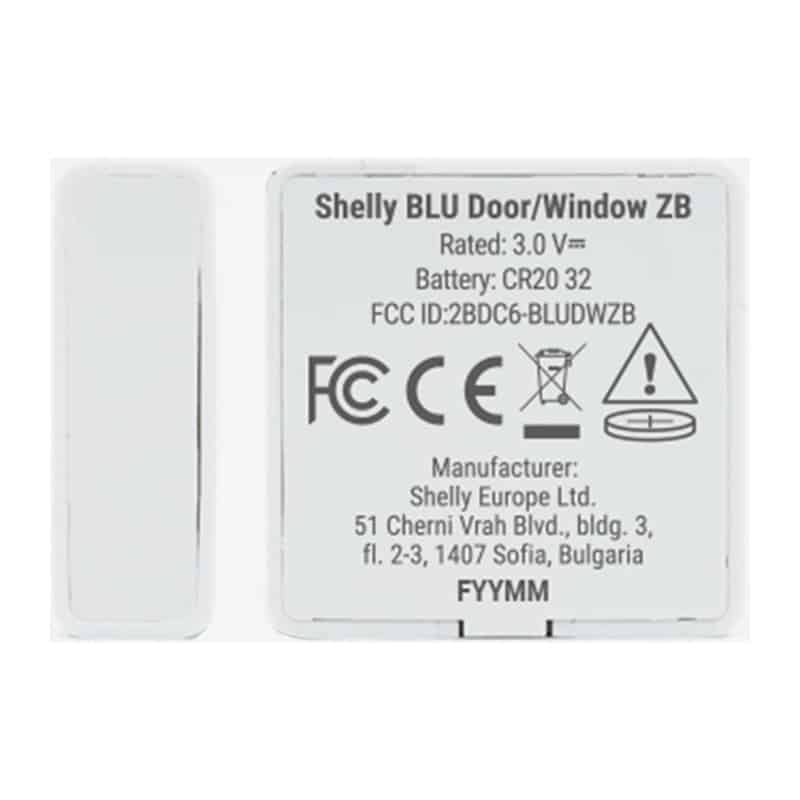 Shelly BLU Αισθητήρας πόρτας/παραθύρου ZB με Zigbee και Bluetooth - Image 2