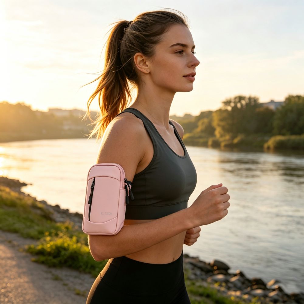 ΤΣΑΝΤΑΚΙ ΓΙΑ ΤΡΕΞΙΜΟ TECH-PROTECT M6 UNIVERSAL SPORT ΡΟΖ - Image 6