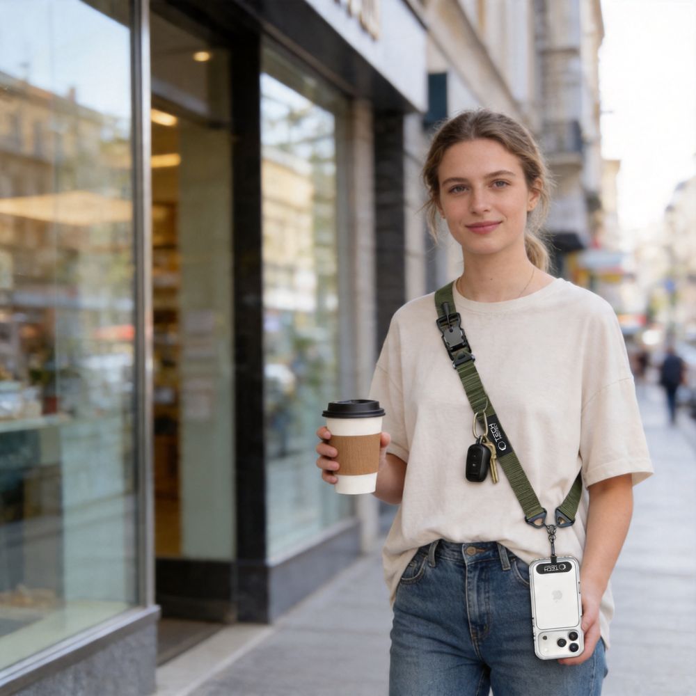 Tech-Protect C9S Σακίδιο Crossbody Στρατιωτικό Πράσινο - Image 5