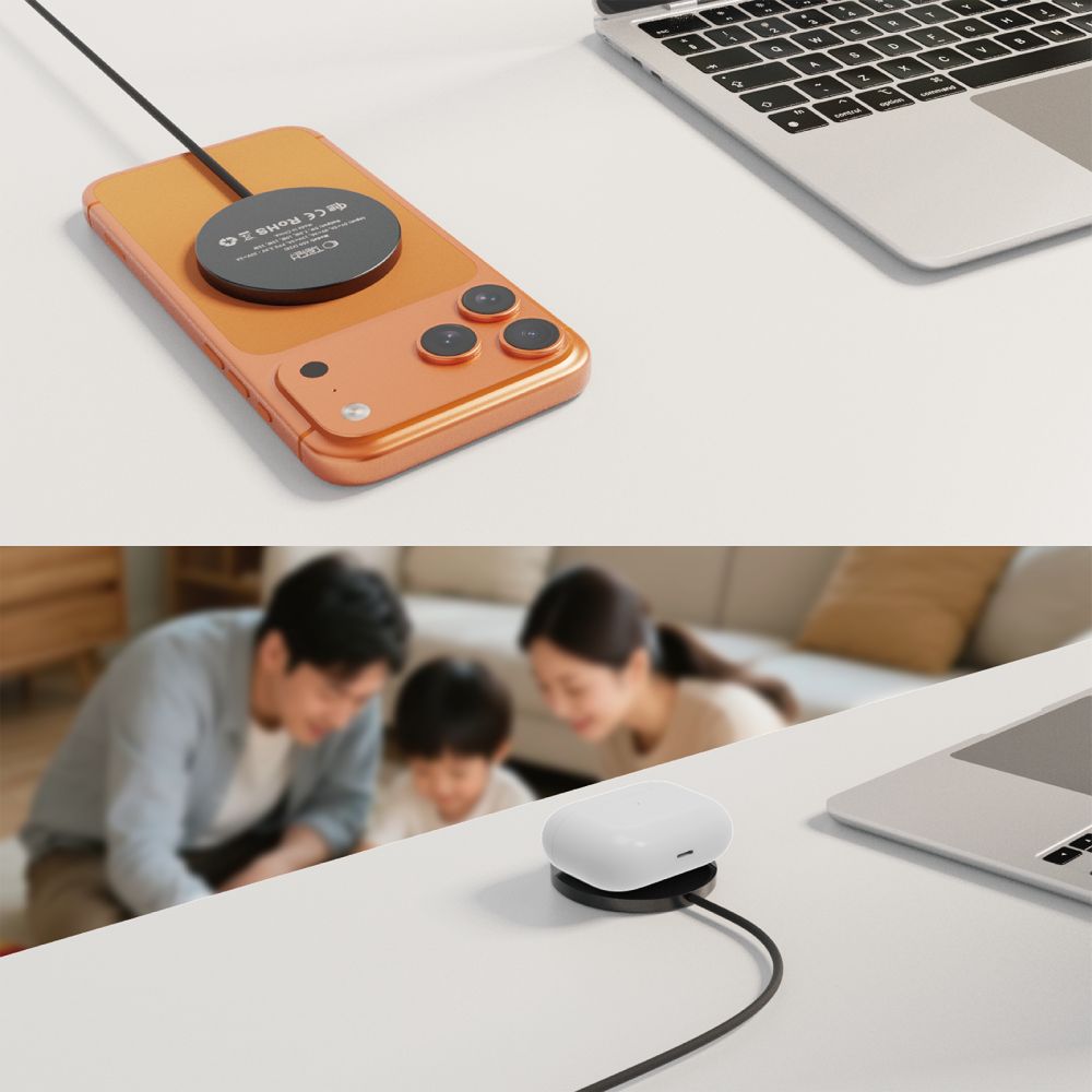 ΑΣΥΡΜΑΤΟΣ ΦΟΡΤΙΣΤΗΣ TECH-PROTECT A50 ΜΑΓΝΗΤΙΚΟΣ MAGSAFE 25W QI2.2 ΜΑΥΡΟΣ - Image 6