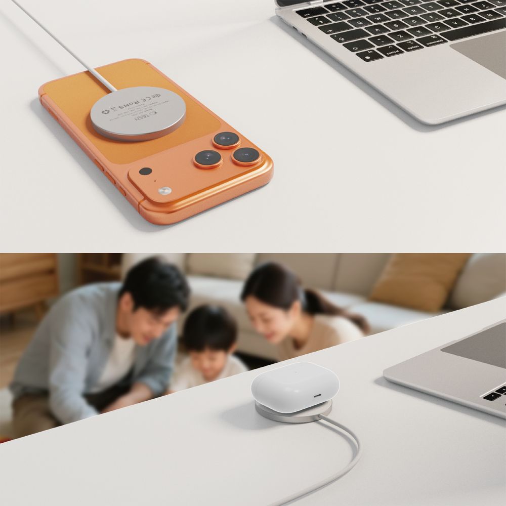 ΑΣΥΡΜΑΤΟΣ ΦΟΡΤΙΣΤΗΣ TECH-PROTECT A50 ΜΑΓΝΗΤΙΚΟΣ MAGSAFE 25W QI2.2 ΛΕΥΚΟΣ - Image 6