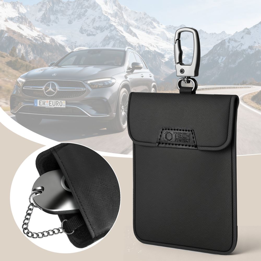 Θήκη Tech-Protect KLR400 χωρίς κλειδί, μπλοκάρισμα σήματος RFID, μαύρη - Image 6