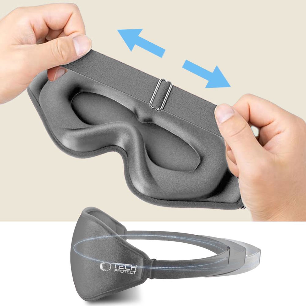 TECH-PROTECT ΜΑΣΚΑ ΥΠΝΟΥ ΓΚΡΙ - Image 7