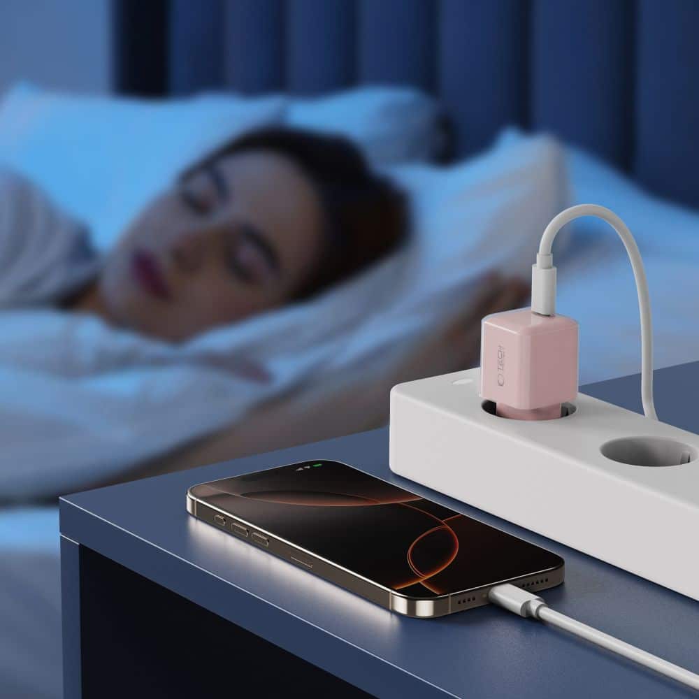 TECH-PROTECT NCM25 ΦΟΡΤΙΣΤΗΣ ΔΙΚΤΥΟΥ 1 ΘΥΡΑΣ PD 25W ΜΩΡΟ ΡΟΖ - Image 6