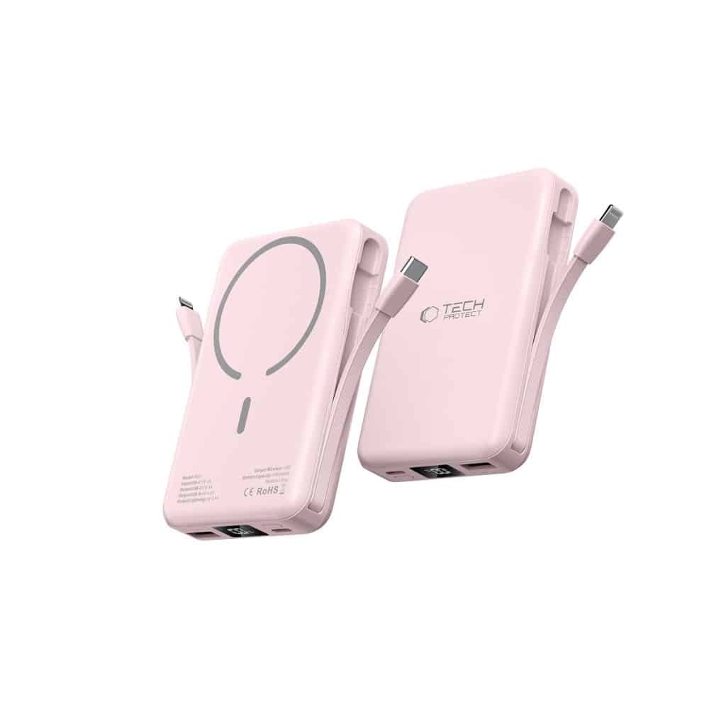 TECH-PROTECT PB31 LIFEMAG MAGSAFE POWER BANK 10000MAH ΡΟΖ - Image 6