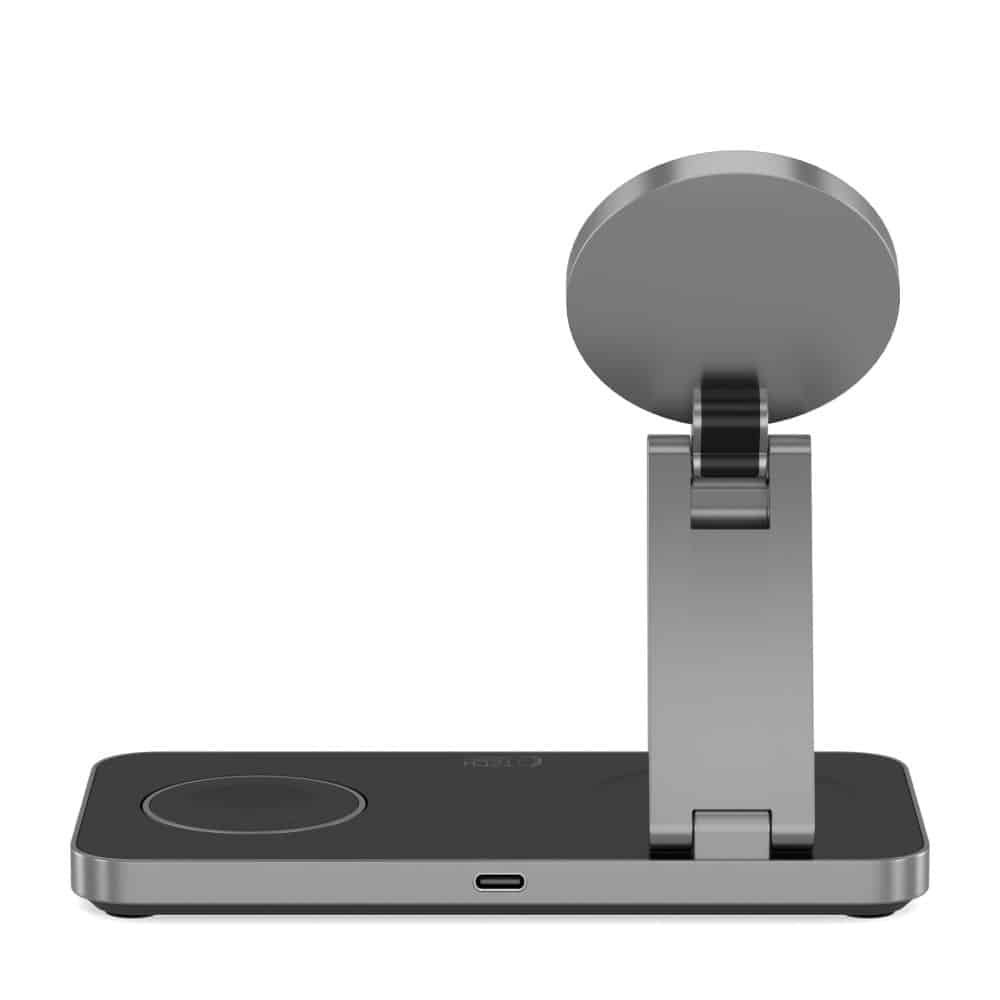 Tech-Protect QI15W-A47 3 σε 1 Μαγνητικός Ασύρματος Φορτιστής MagSafe Μαύρος - Image 6