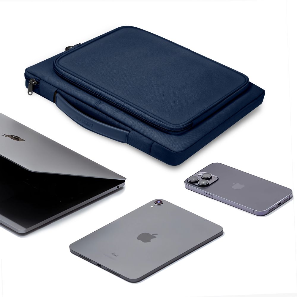Tech-Protect Τσάντα Laptop 15-16" Μπλε Ναυτικό - Image 6