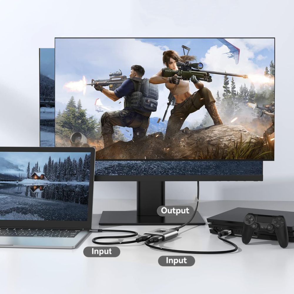 TECH-PROTECT HB07 ΑΝΤΑΠΤΟΡΑΣ 2ΣΕ1 HDMI 4K 60HZ ΧΩΡΙΚΟΥ ΓΚΡΙ - Image 6