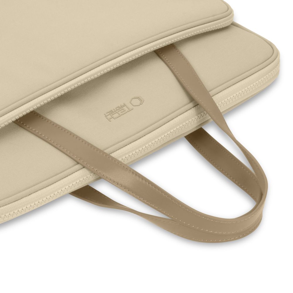 Τσάντα μεταφοράς Tech-Protect για laptop 13-14 Desert Beige - Image 6