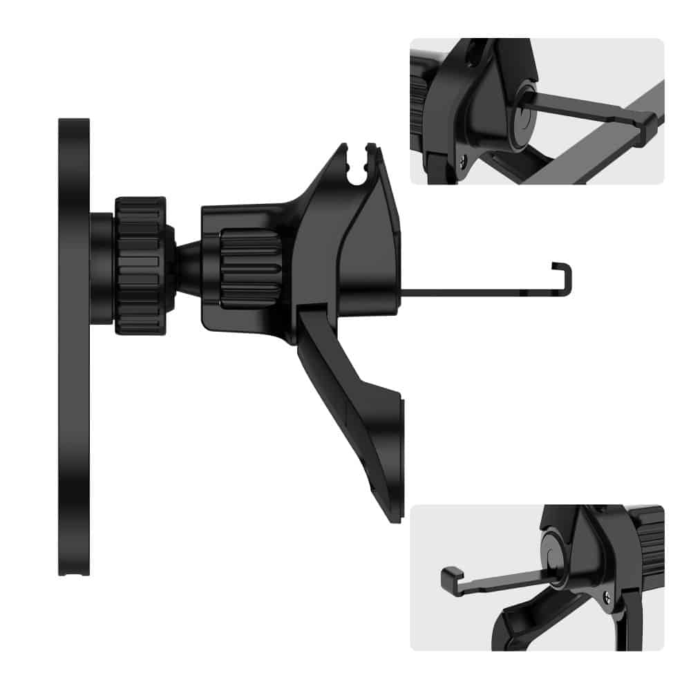 TECH-PROTECT MM15W-V6 ΜΑΓΝΗΤΙΚΟΣ ΑΣΦΑΛΕΙΣ MAGSAFE ΣΤΑΘΕΡΟΣ ΑΕΡΙΣΜΟΣ ΒΑΣΗ ΑΥΤΟΚΙΝΗΤΟΥ ΑΣΥΡΜΑΤΟΣ ΦΟΡΤΙΣΤΗΣ 15W ΜΑΥΡΟ/ΜΑΥΡΟ - Image 6