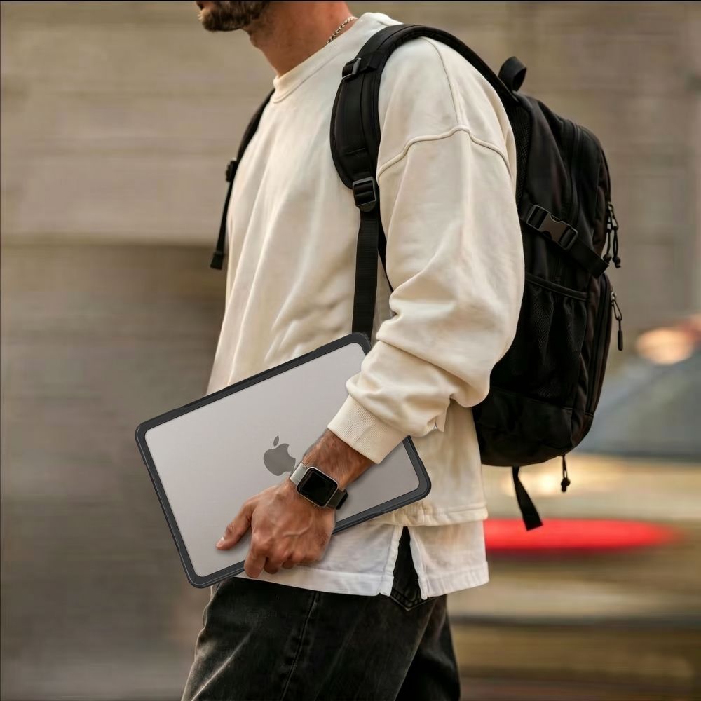 Tech-Protect Velar για MacBook Pro 14 M1-M5 Pro / M5 Pro Max 2021-2026 Μαύρο/Ματ Διάφανο - Image 9
