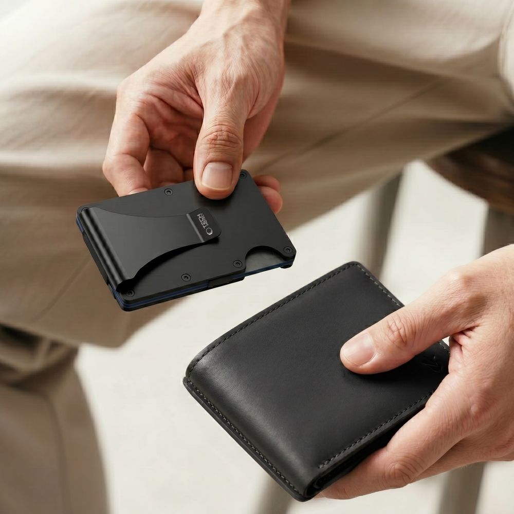 Πορτοφόλι με κάρτα RFID TECH-PROTECT THORN, μαύρο - Image 6