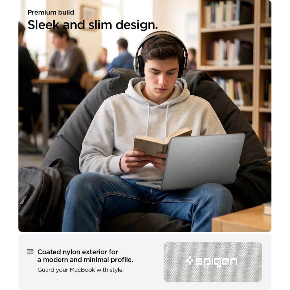 SPIGEN URBAN FIT MACBOOK AIR 13 M2-M5 2023-2026 ΧΡΩΜΑ ΓΚΡΙ - Image 6