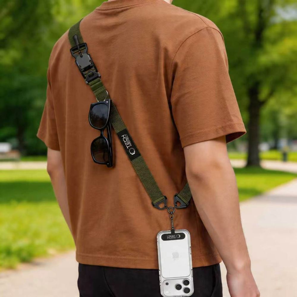 Tech-Protect C9S Σακίδιο Crossbody Στρατιωτικό Πράσινο - Image 6