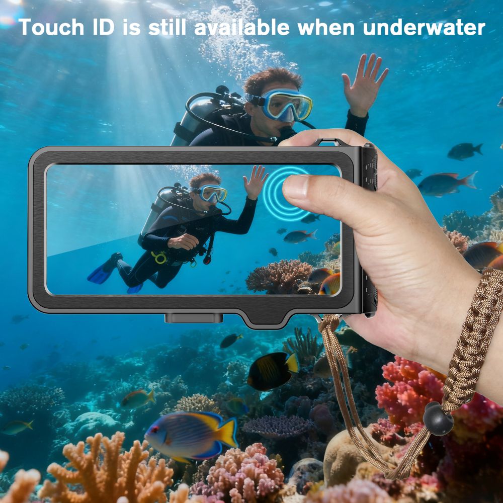 Αδιάβροχη Θήκη Tech-Protect IPX8 Pro για Καταδύσεις Universal Γκρι/Μαύρο - Image 7