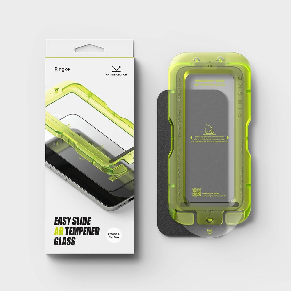 RINGKE EASY SLIDE ΠΡΟΣΤΑΣΙΑ ΟΘΟΝΗΣ ΓΙΑ IPHONE 17 PRO MAX ΜΑΥΡΟ - Image 7