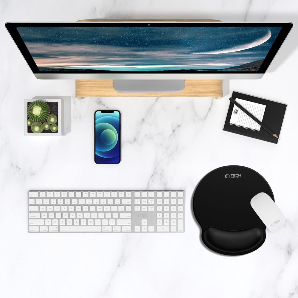 TECH-PROTECT A200 MOUSEPAD GEL 25 x 22,5CM ΜΑΥΡΟ - Image 7