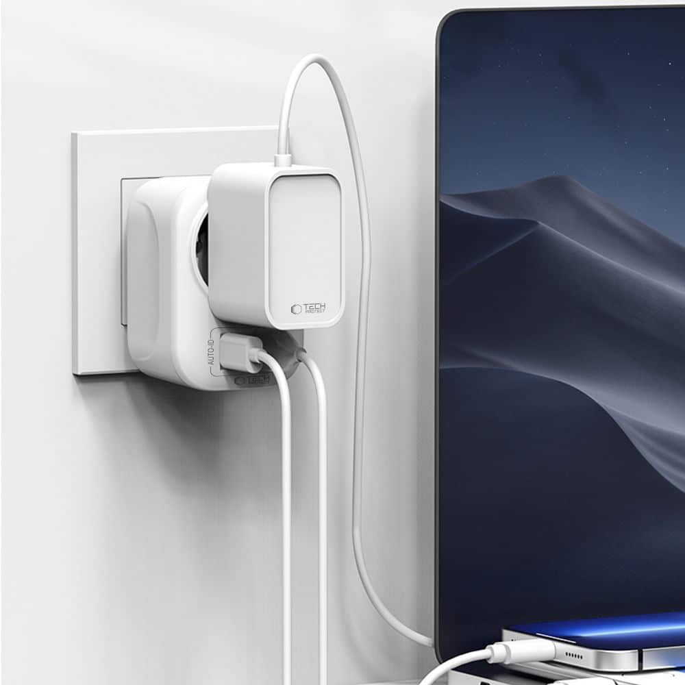 Tech-Protect TA100 Προσαρμογέας Ταξιδιού για Ηνωμένο Βασίλειο σε Ε.Ε. Λευκό - Image 7