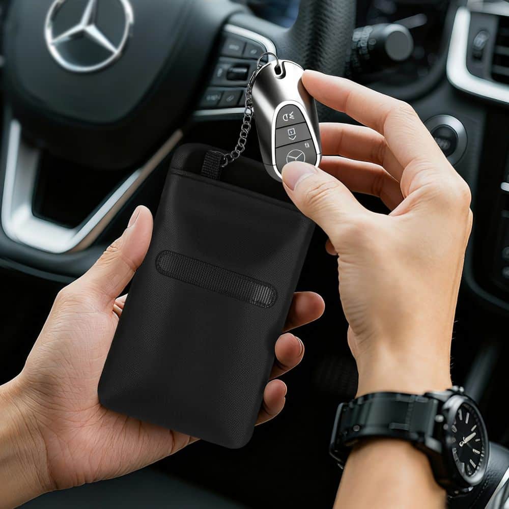Θήκη Tech-Protect KLR400 χωρίς κλειδί, μπλοκάρισμα σήματος RFID, μαύρη - Image 7