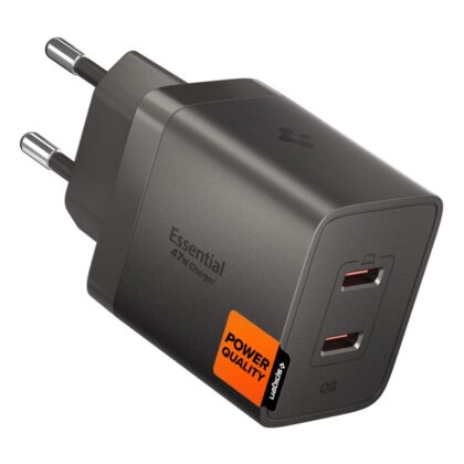 SPIGEN EE472EU ESSENTIAL ΦΟΡΤΙΣΤΗΣ ΔΙΚΤΥΟΥ 2 ΘΥΡΩΝ 47W GUNMETAL