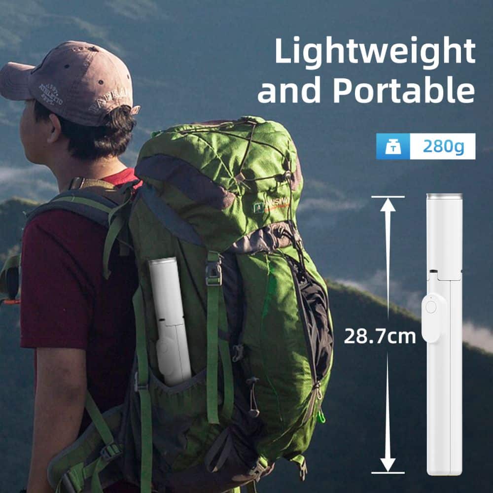 Τρίποδο Selfie Stick με Bluetooth TECH-PROTECT L09S, λευκό - Image 7