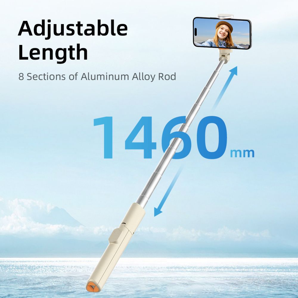 TECH-PROTECT L09S ΤΡΙΠΟΔΟ SELFIE STICK BLUETOOTH ΜΠΕΖ - Image 7