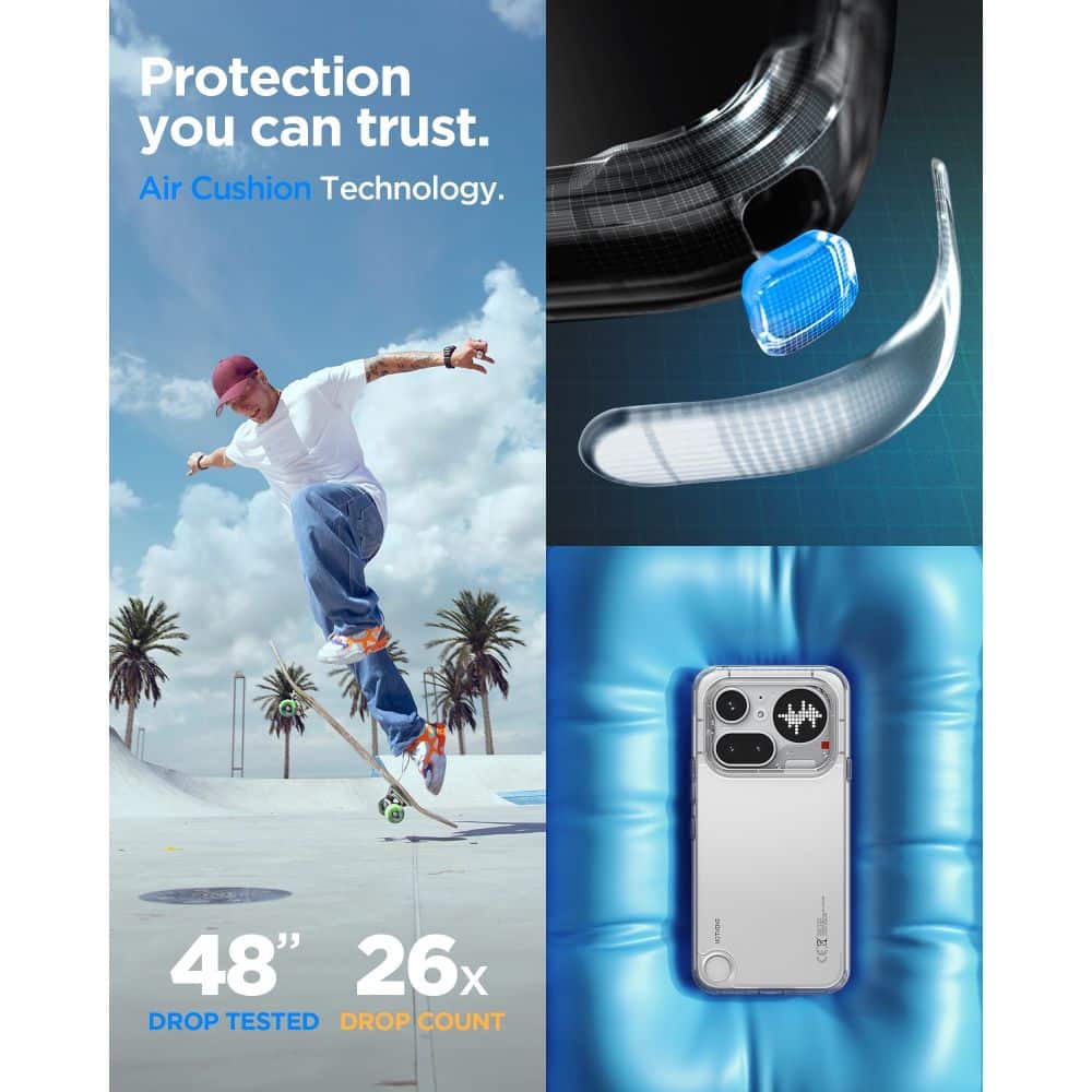 Spigen Ultra Hybrid - θήκη για Nothing Phone (4a) Pro - Διάφανο - Image 7