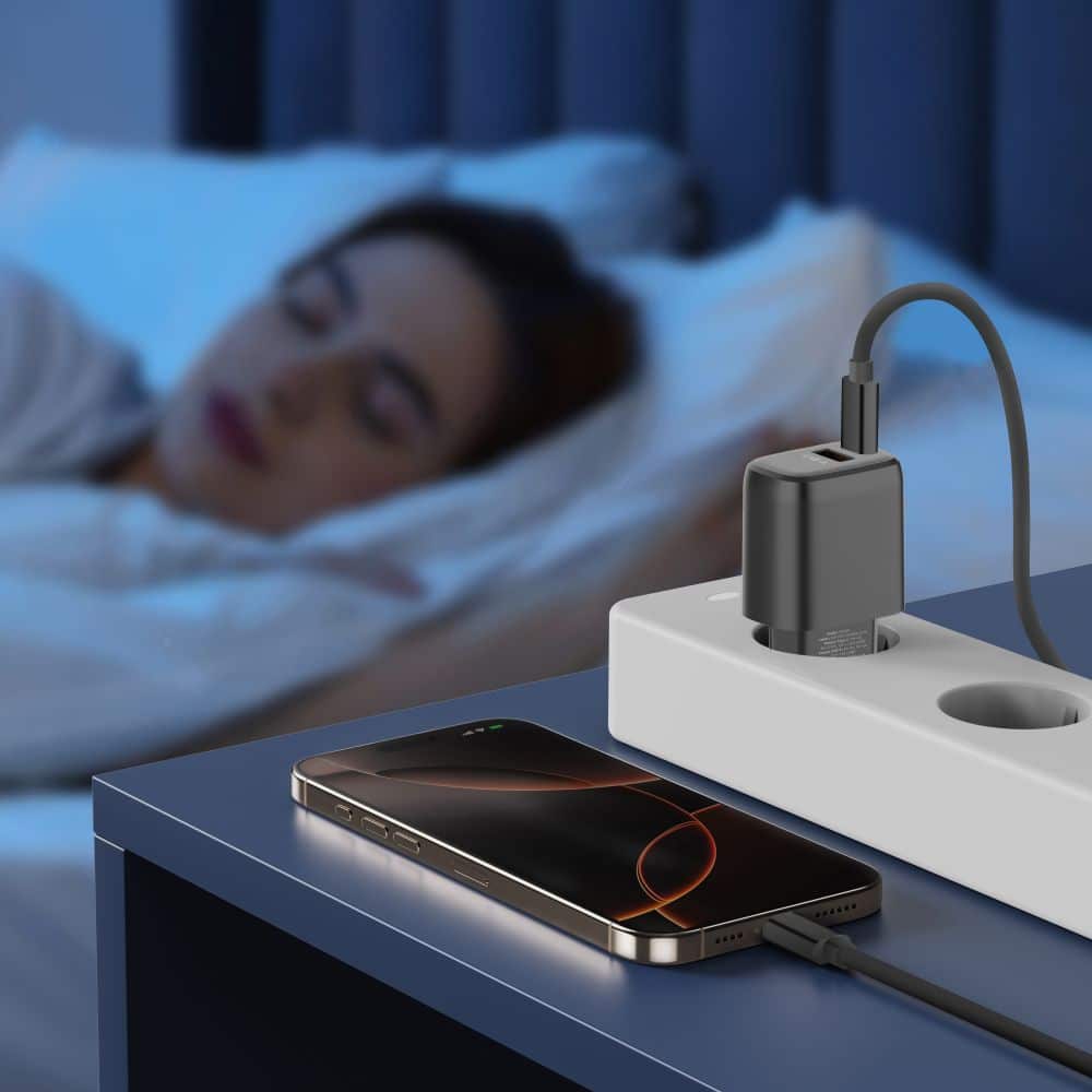 Φορτιστής δικτύου Tech-Protect NCA20 2 θυρών PD 20W / QC3.0 μαύρος - Image 7