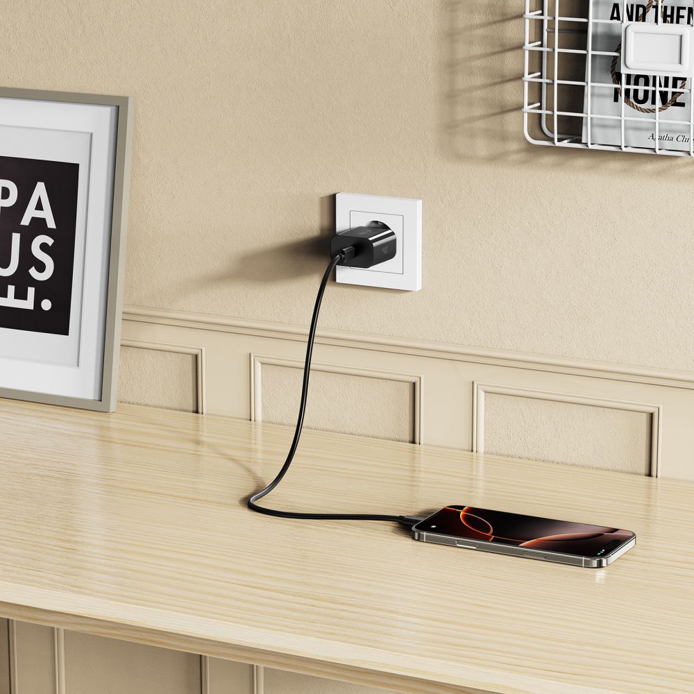TECH-PROTECT NC20W ΦΟΡΤΙΣΤΗΣ ΔΙΚΤΥΟΥ 1 ΘΥΡΑΣ PD 20W ΜΑΥΡΟΣ - Image 7