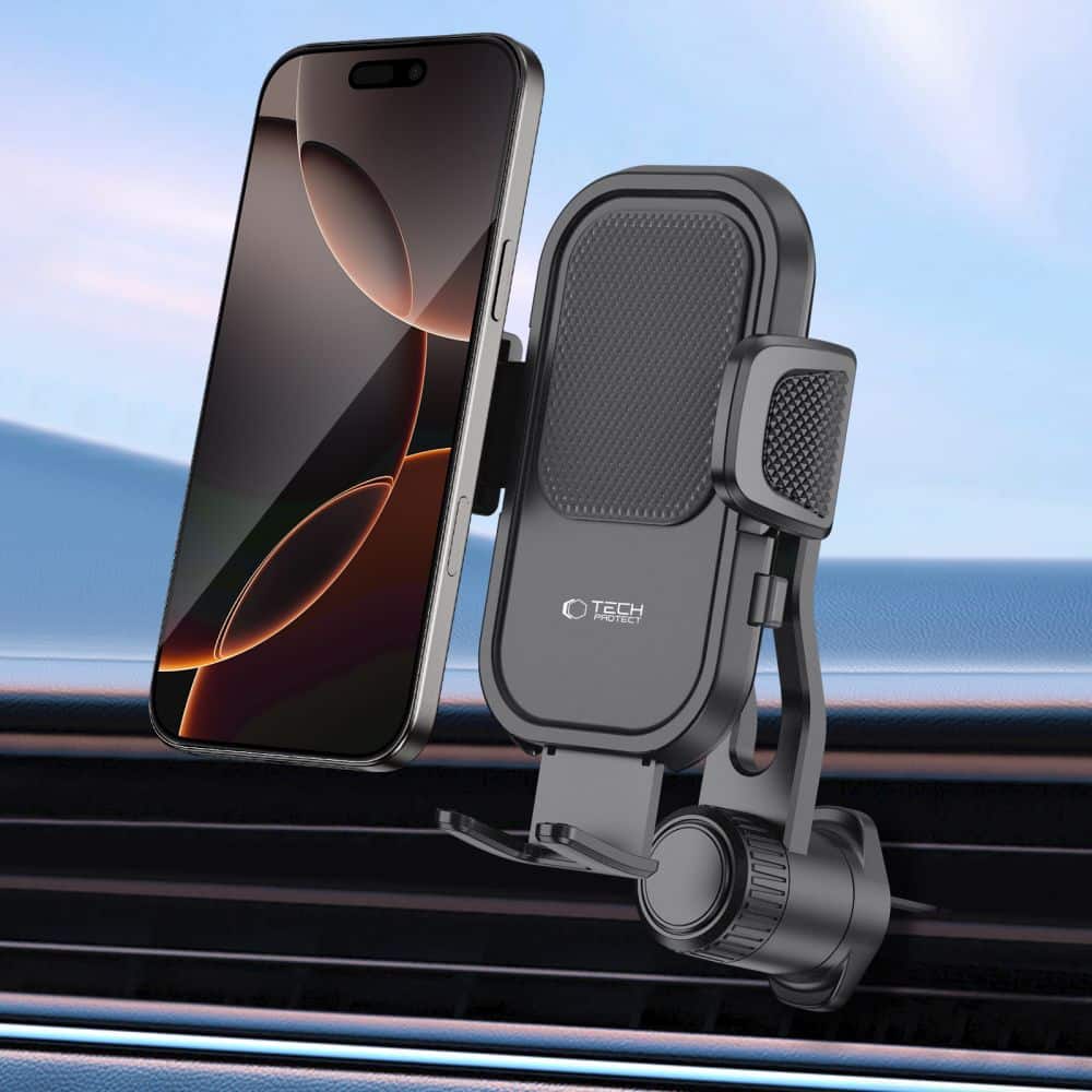Βάση αυτοκινήτου Tech-Protect V8 Universal περιστροφικού αερισμού μαύρη - Image 7