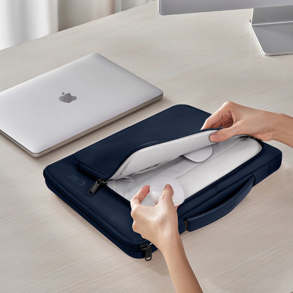 Tech-Protect τσάντα για laptop 13-14 μπλε ναυτικό - Image 7