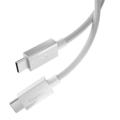SPIGEN EB6015CC ΒΑΣΙΚΟ ΚΑΛΩΔΙΟ ΤΥΠΟΥ-C 60W 150CM ΛΕΥΚΟ