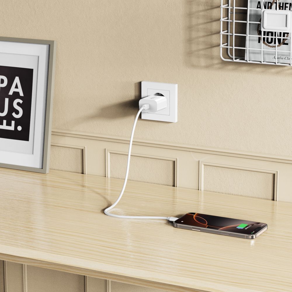 Tech-Protect NC20W Φορτιστής 1 Θύρας PD 20W Λευκός - Image 7