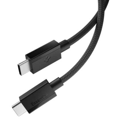 SPIGEN EB6015CC ΒΑΣΙΚΟ ΚΑΛΩΔΙΟ ΤΥΠΟΥ-C 60W 150CM ΜΑΥΡΟ
