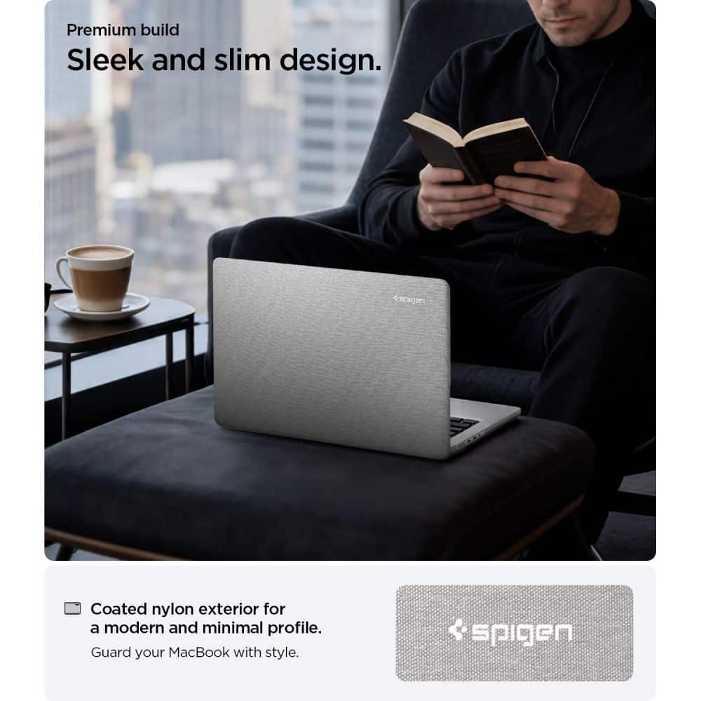 Spigen Urban Fit για MacBook Pro 14 M1-M5 / M5 Pro / M5 Pro Max 2021-2026 - Χρώμα Γκρι - Image 7