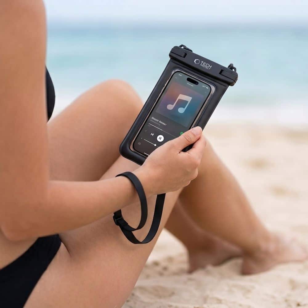 TECH-PROTECT UWC7 UNIVERSAL ΑΔΙΑΒΡΟΧΗ ΘΗΚΗ 6,9 ΙΝΤΣΩΝ ΜΑΥΡΗ - Image 6