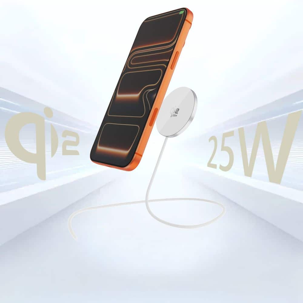 ΑΣΥΡΜΑΤΟΣ ΦΟΡΤΙΣΤΗΣ TECH-PROTECT A50 ΜΑΓΝΗΤΙΚΟΣ MAGSAFE 25W QI2.2 ΛΕΥΚΟΣ - Image 8